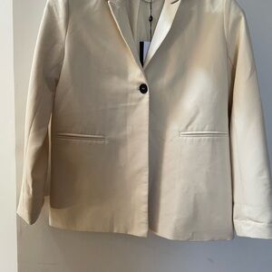 Oversized Cream Women's Blazer